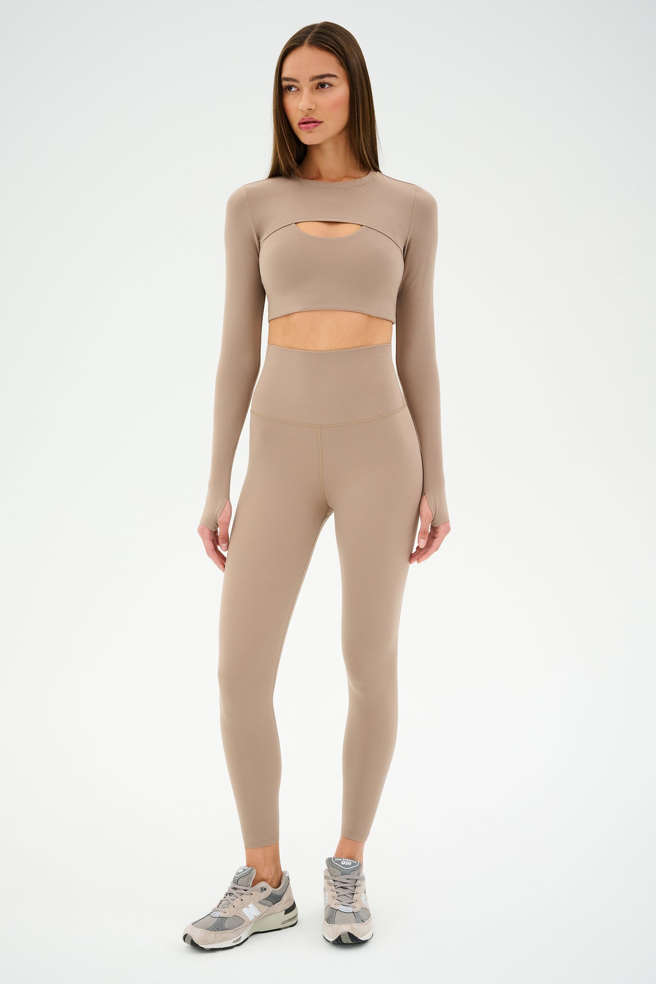 Amelia Airweight Lite Shrug - Latte