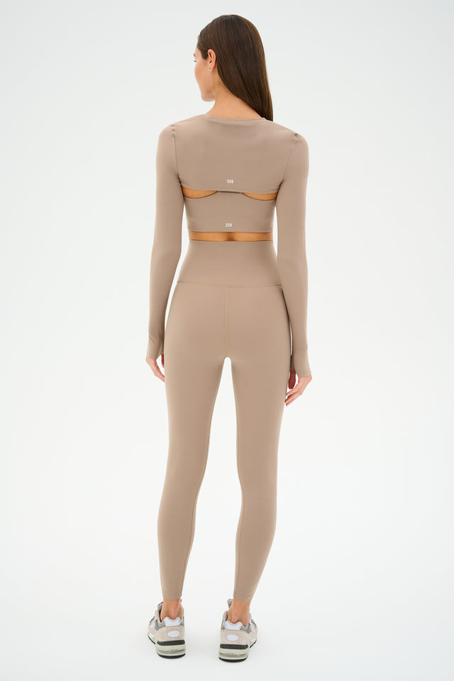 Amelia Airweight Lite Shrug - Latte