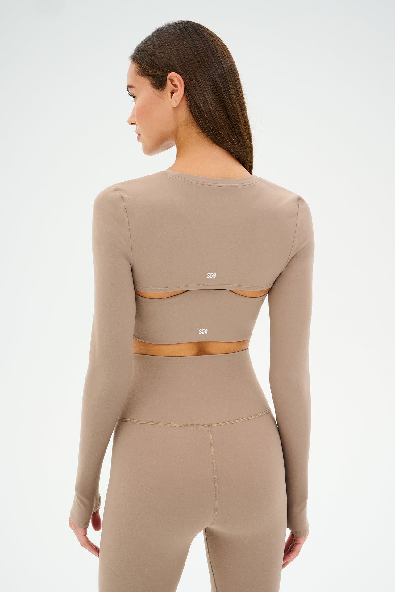 Amelia Airweight Lite Shrug - Latte