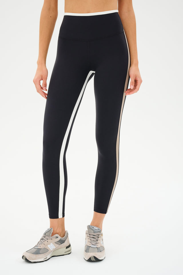 Sam High Waist Rigor 7/8 - Black/Latte