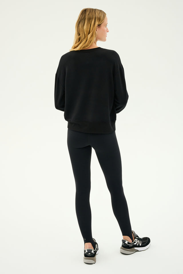 Sonja Fleece Sweatshirt - Black