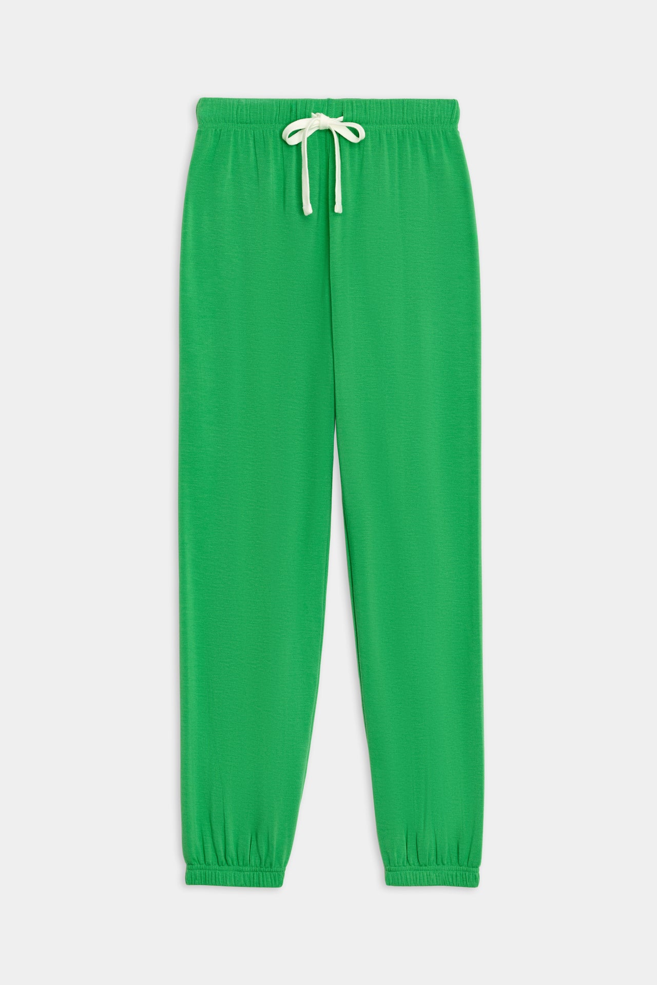 Andie Oversized Fleece Sweatpant - Grass