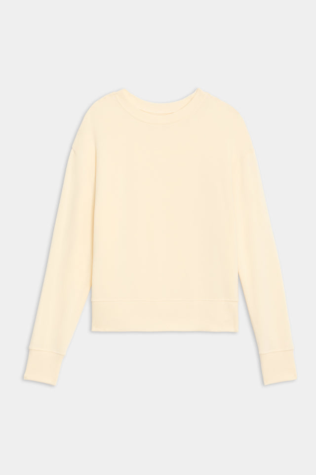 Sonja Fleece Sweatshirt - Creme