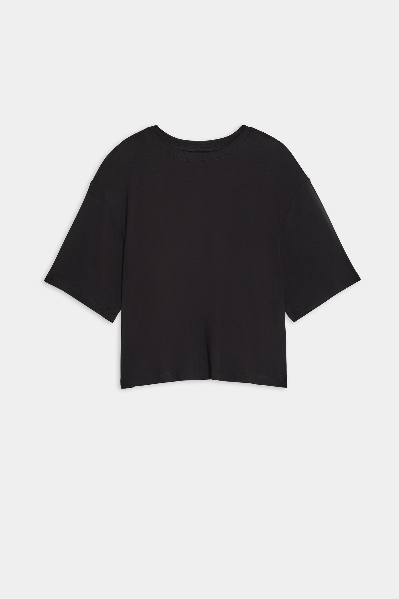 Djuna Oversized Jersey Tee - Black