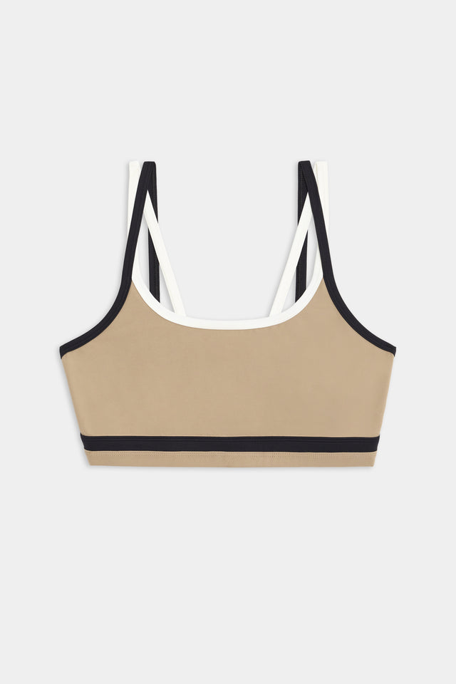 Eva Rigor Double Strap Bra - Latte/Black